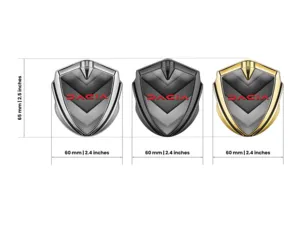 Dacia Emblem Silikon Abzeichen Limitierter Stil Schicker Look
